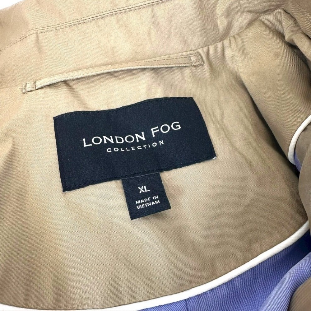 London Fog Collection Trench Coat Womens XL Tan - Picture 5 of 7